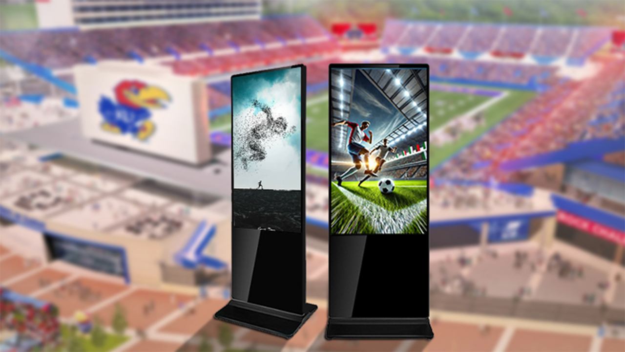 體育場館和運動場館的 LCD 數字標牌