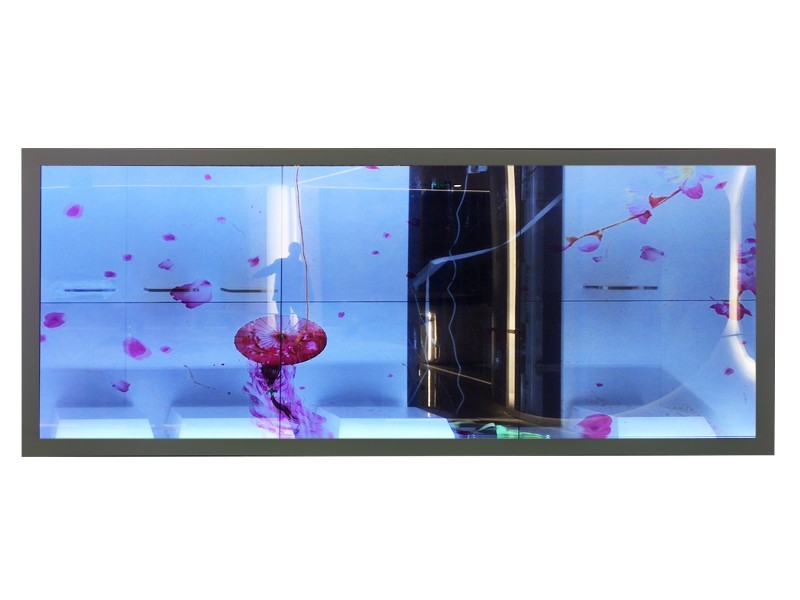 86寸透明液晶拼接屏雙邊18mm