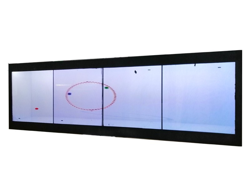 86寸透明液晶拼接屏雙邊18mm