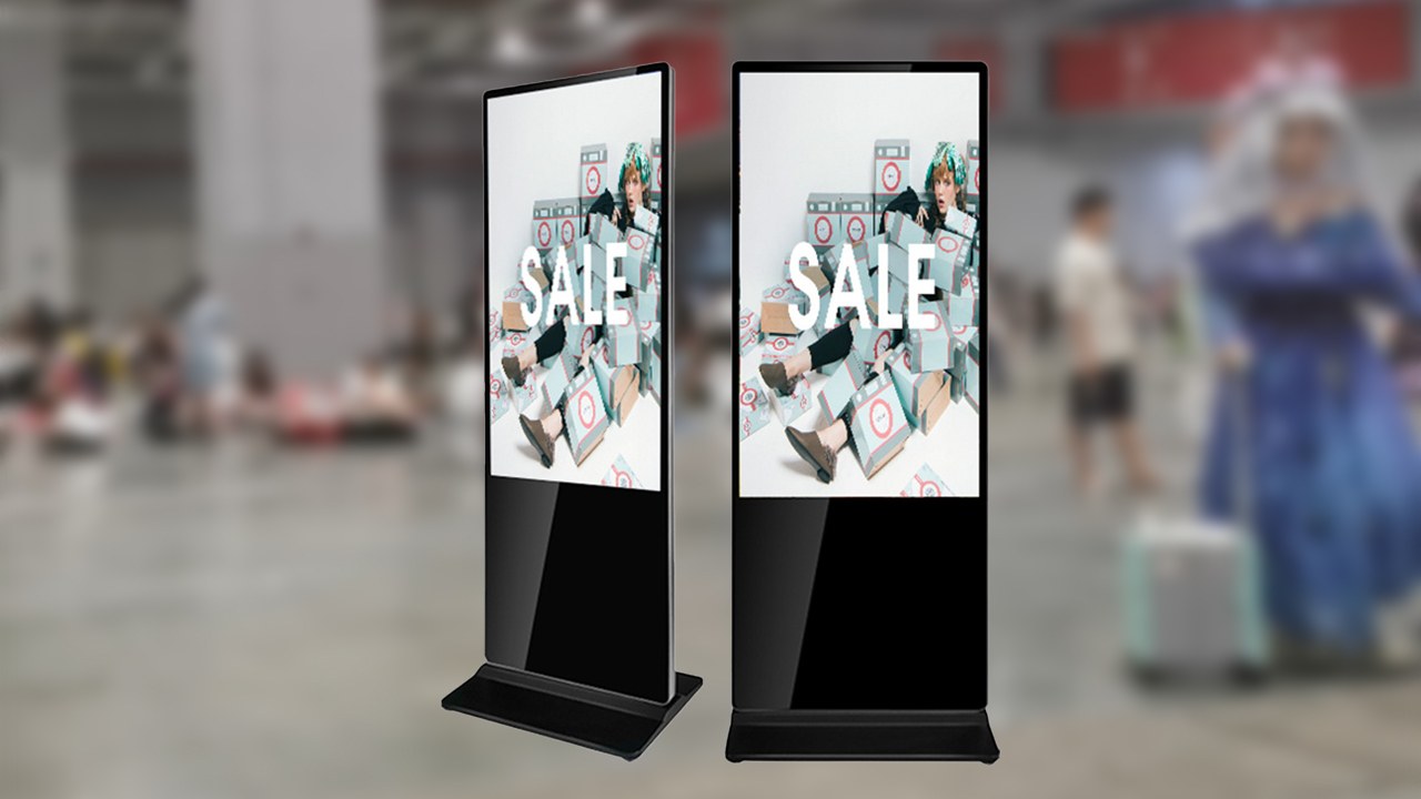 康維偉業(yè)移動式廣告機護航上海 BW：儲能續(xù)航 + 靈活導覽升級展會服務(wù)