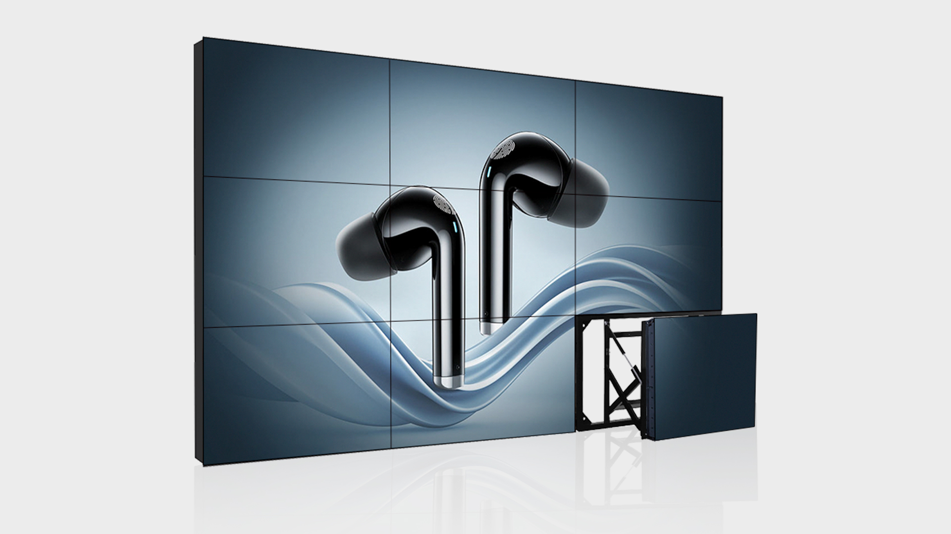 液晶拼接屏無畫面顯示，圖像顯示不清楚怎么處理？