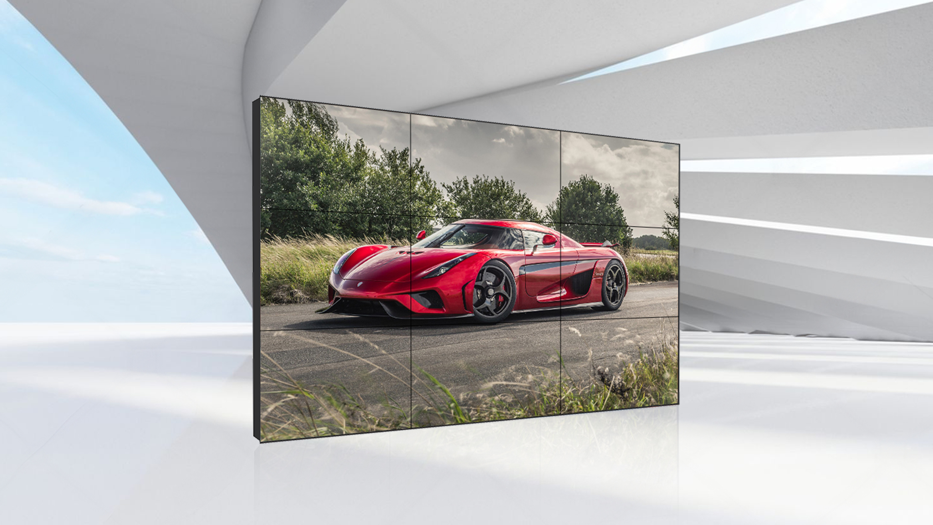 液晶拼接屏的無(wú)邊框效果是如何實(shí)現(xiàn)的？